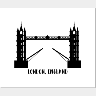 Tower Bridge in London, England Posters and Art